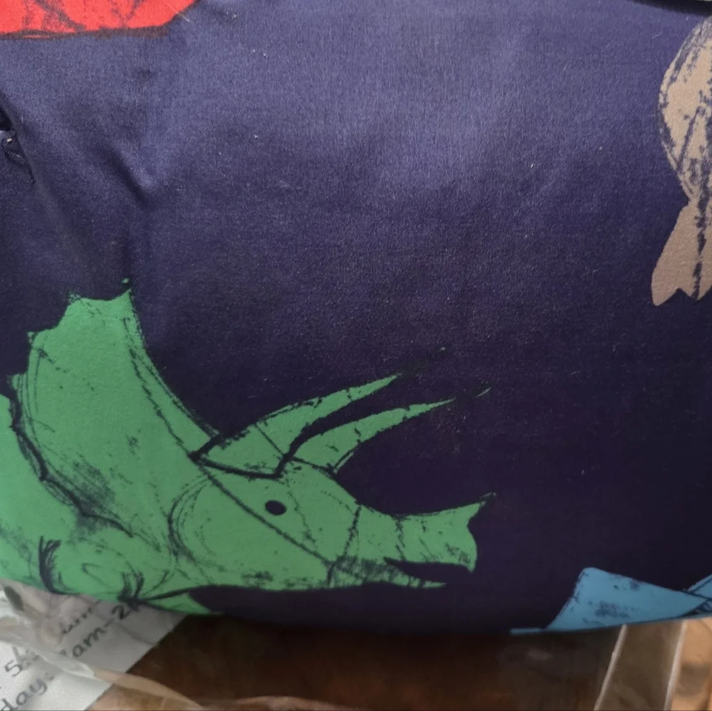 Smart Crafts Dinosaur Navy Blue Full Queen Size Comforter Set NEW